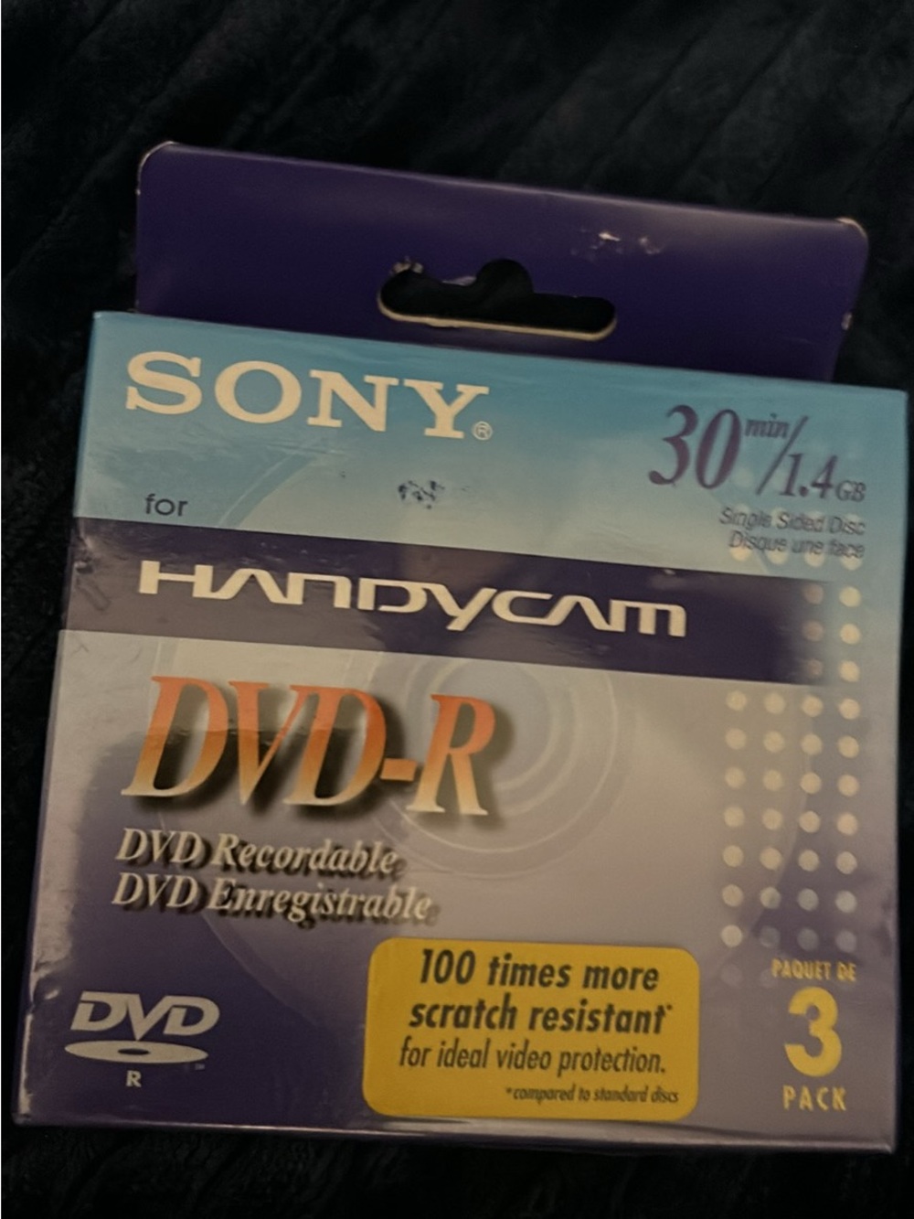 SONY Handycam DVD-R 30 minute /1.4 GB discs